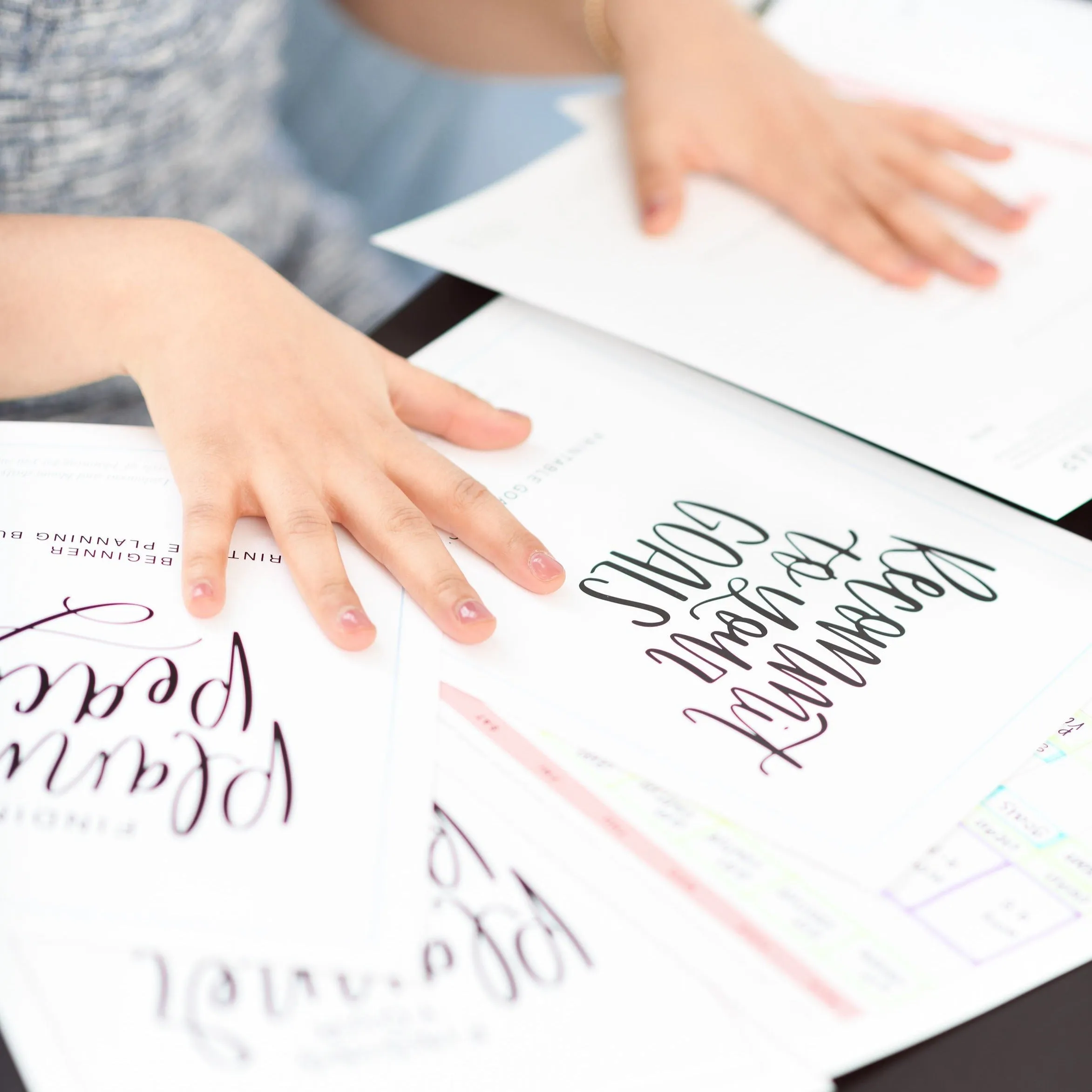 Planning Pad, 6" x 9", Double Sided Planning Pad, Plan with Laur