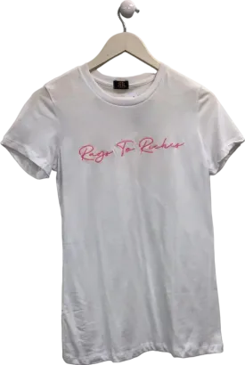 RAGS TO RITCHES  Clothing White Rags To Riches T-Shirt UK Medium
