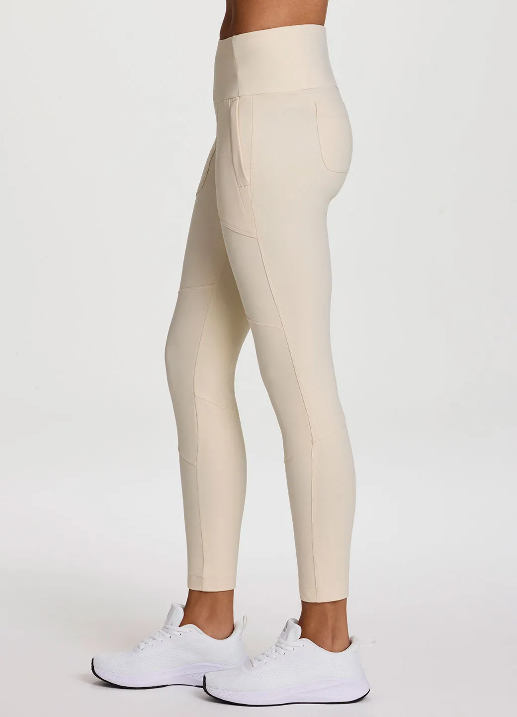 Riley Stretch Woven Knit Hybrid Pant