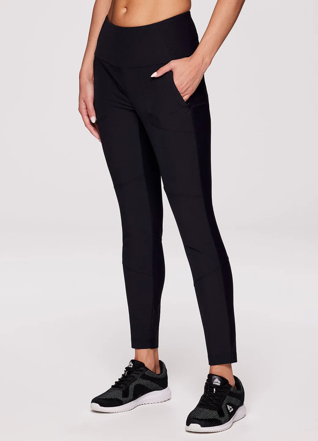 Riley Stretch Woven Knit Hybrid Pant