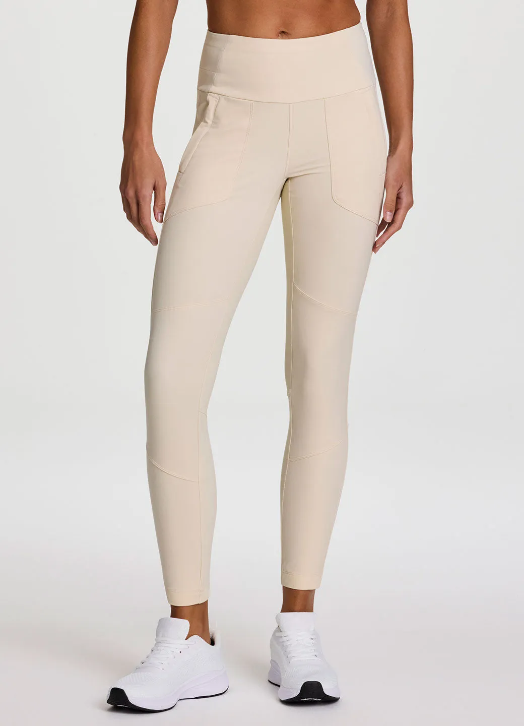 Riley Stretch Woven Knit Hybrid Pant