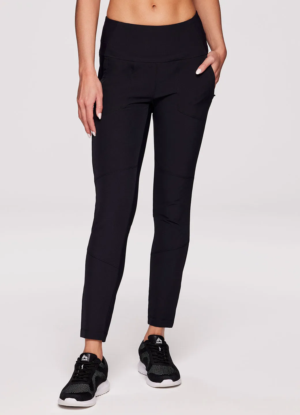Riley Stretch Woven Knit Hybrid Pant
