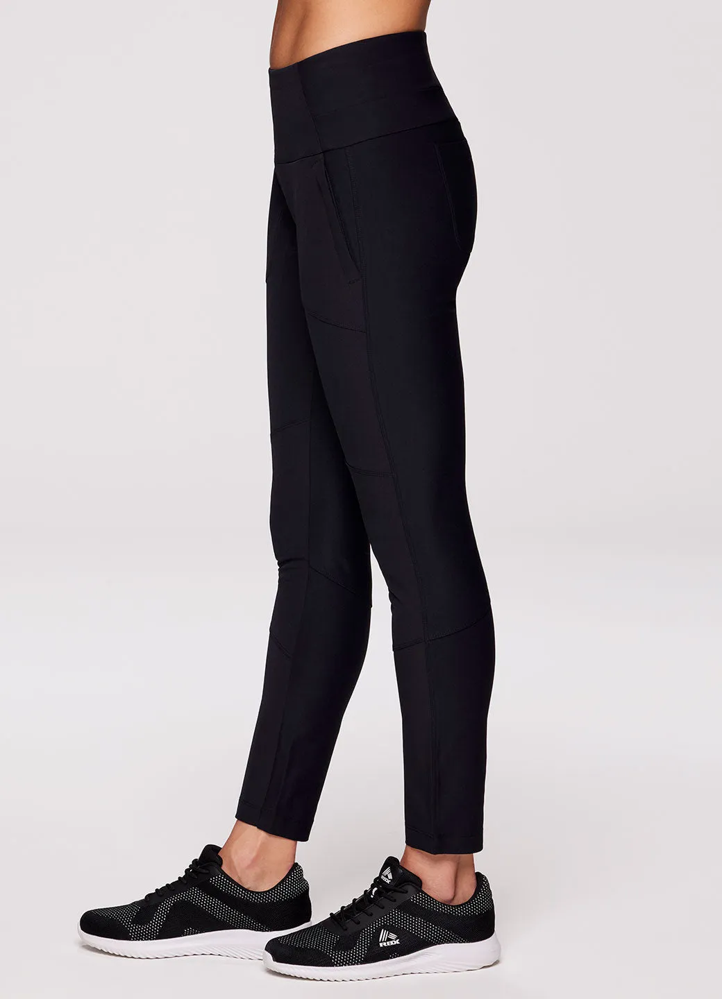 Riley Stretch Woven Knit Hybrid Pant
