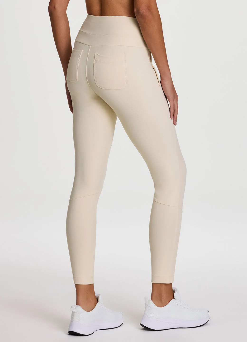 Riley Stretch Woven Knit Hybrid Pant