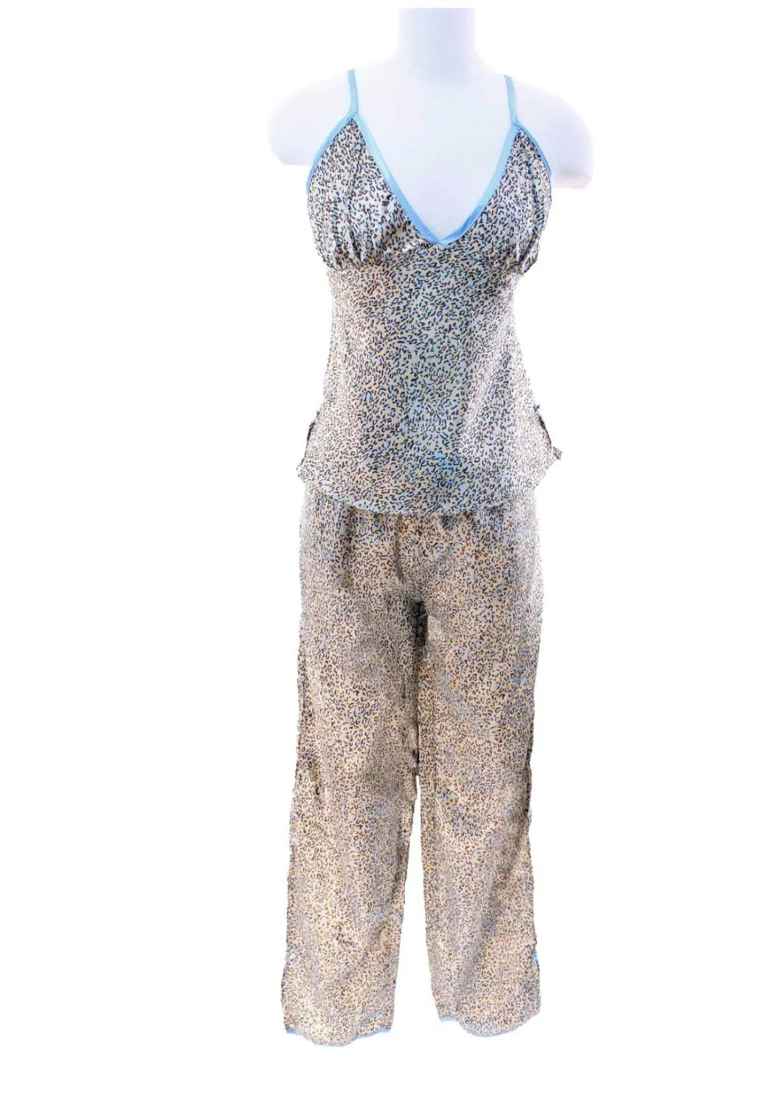 Satin Leopard PJ's