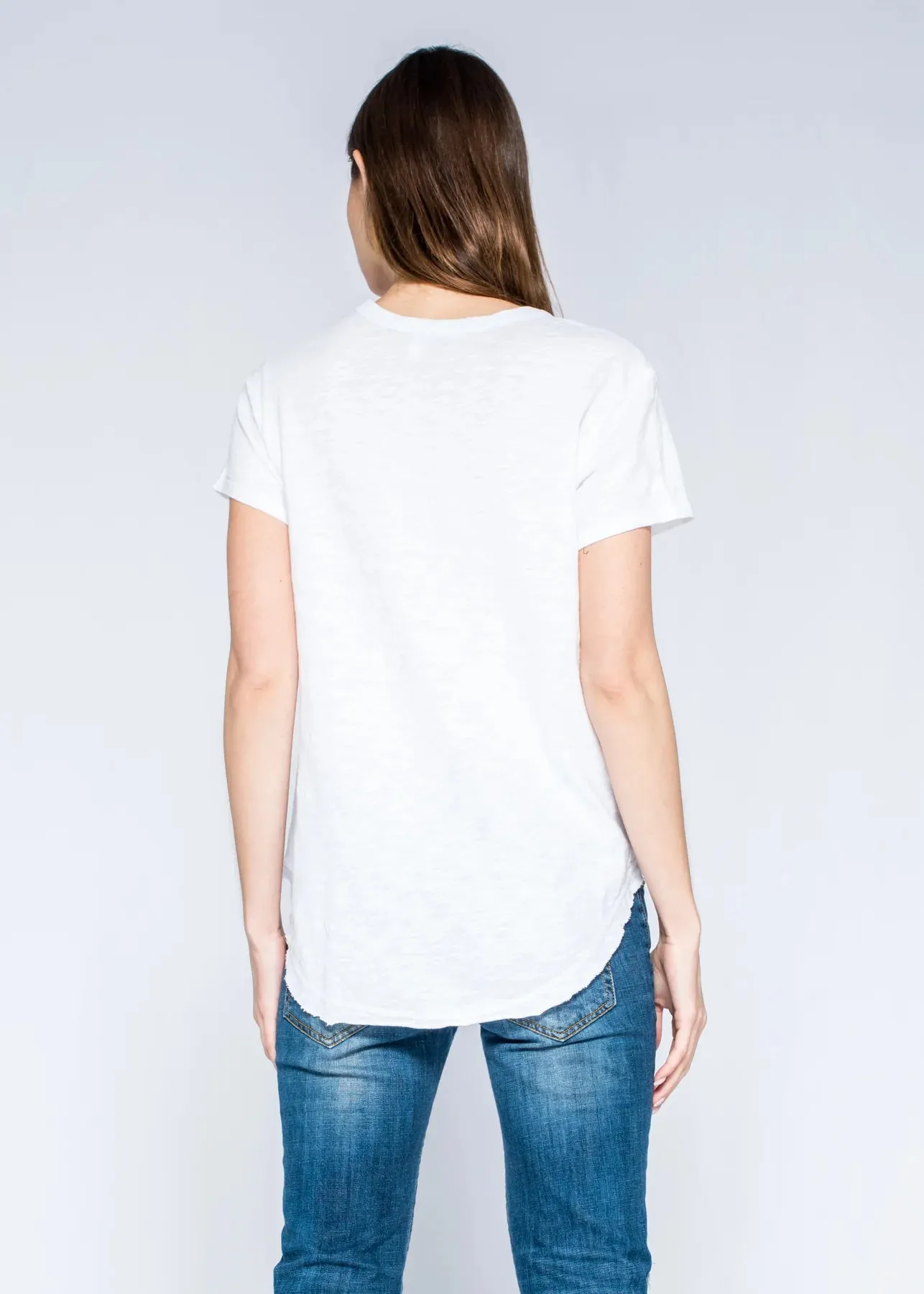 Shrunken V-Neck Tee