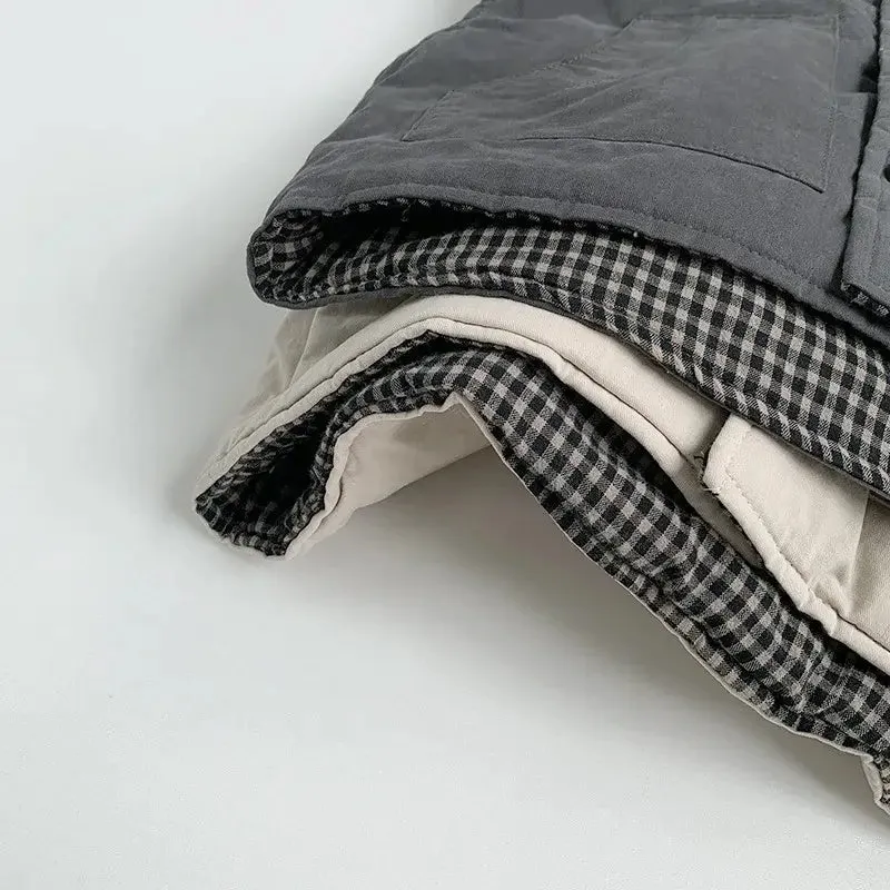 Snap-Button Winter Unisex Vest