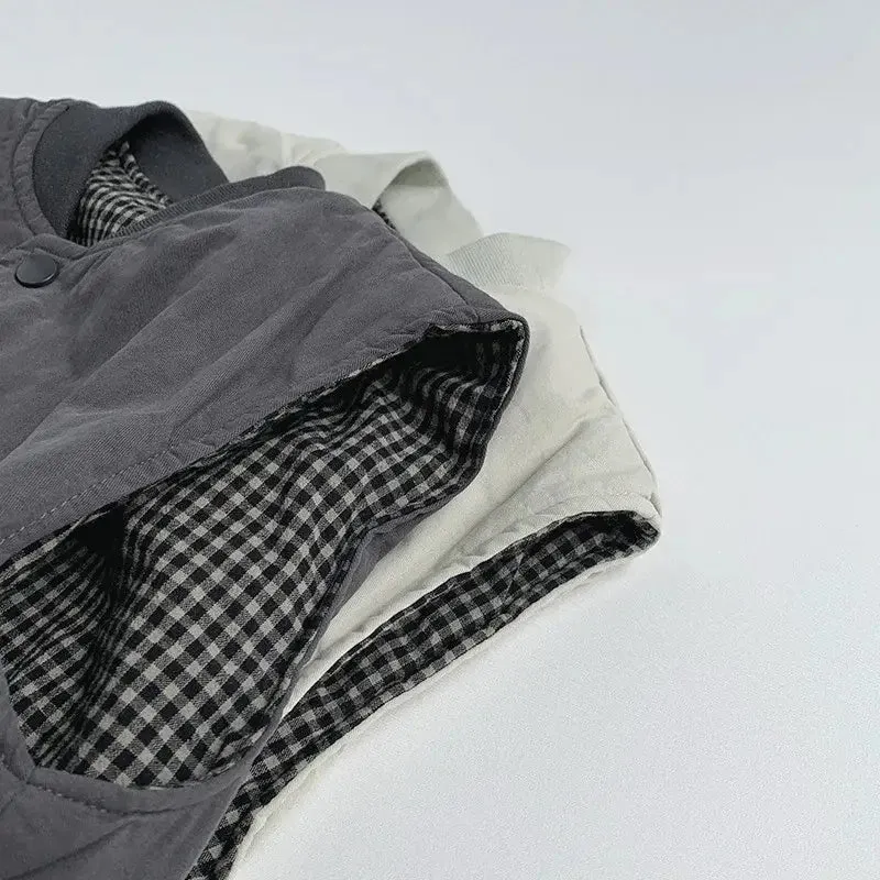 Snap-Button Winter Unisex Vest