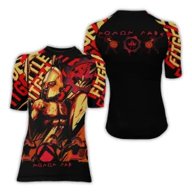 Spartan "Molon Labe" Women's Short Sleeve Rash Guard