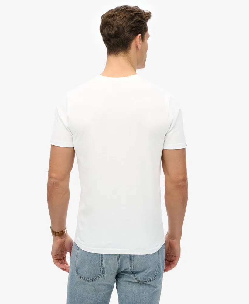 Superdry Venue Logo Stripe Relaxed T-Shirt - Optic