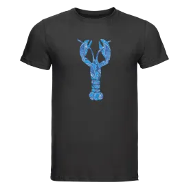 T-Shirt Big Blue Lobster Black