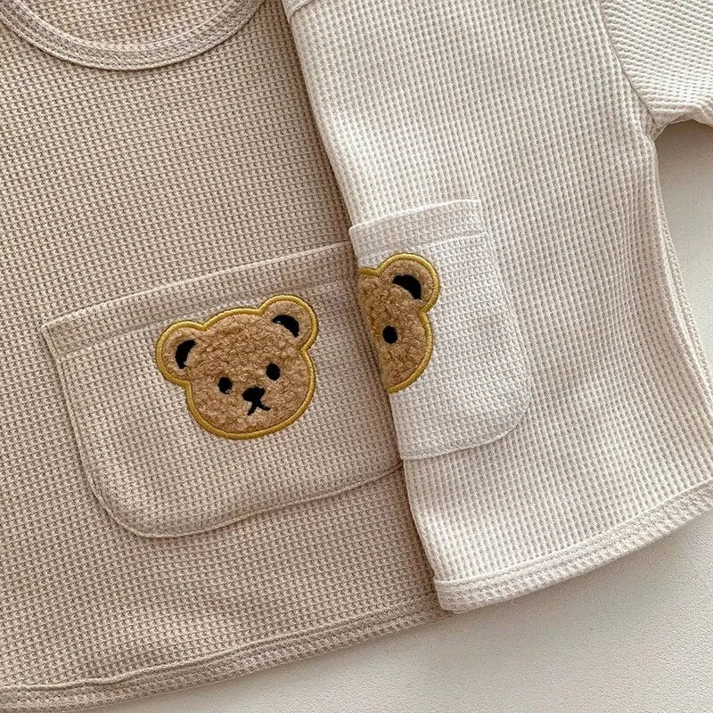 Teddy Bear Newborn Casual Outfit