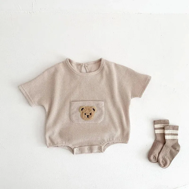 Teddy Bear Newborn Casual Outfit