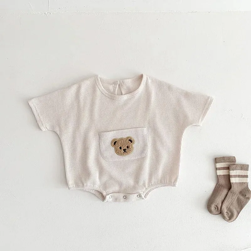 Teddy Bear Newborn Casual Outfit
