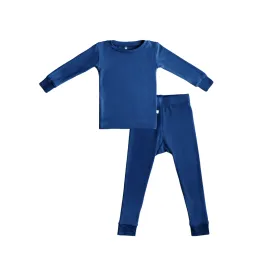 Toddler/Kids Bamboo Pajamas - Navy