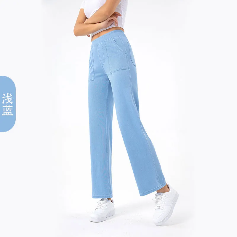 Versatile High Waisted Work Jeans