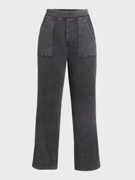 Versatile High Waisted Work Jeans