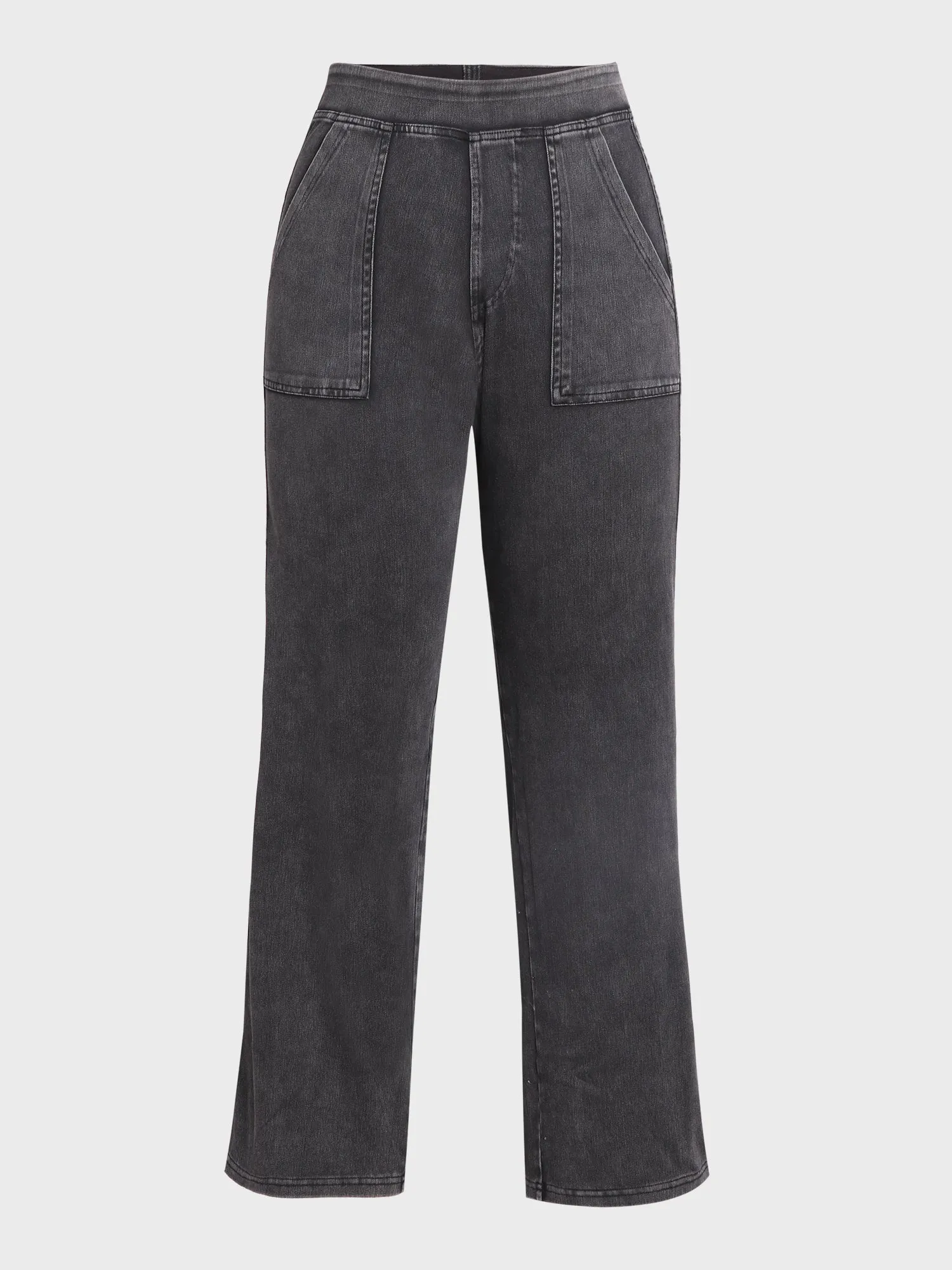 Versatile High Waisted Work Jeans