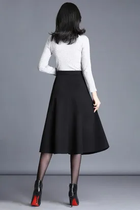 Versatile  irregular  a-line expansion skirt S018
