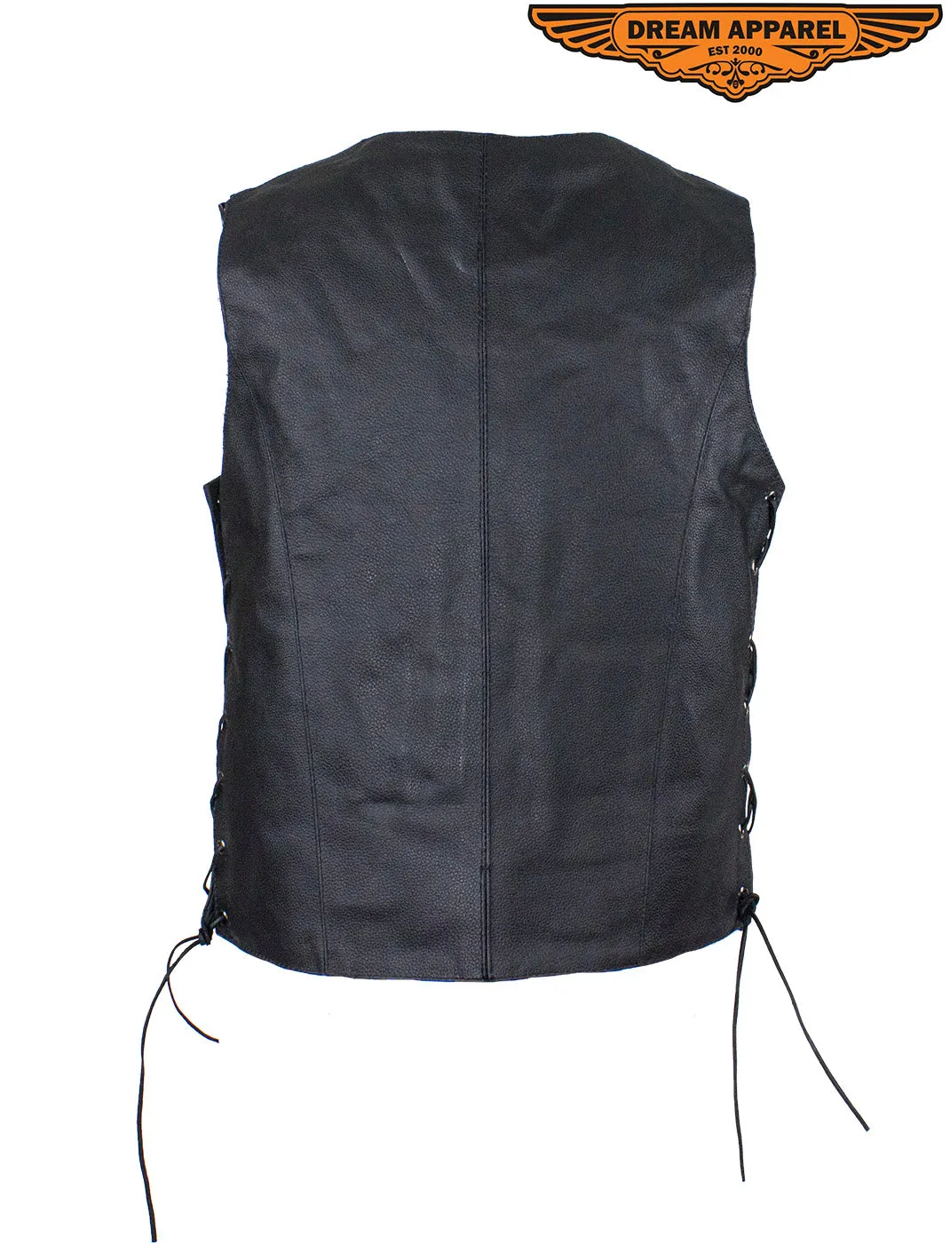 Women’s Black Concealed Gun Pocket Vest with Side Laces