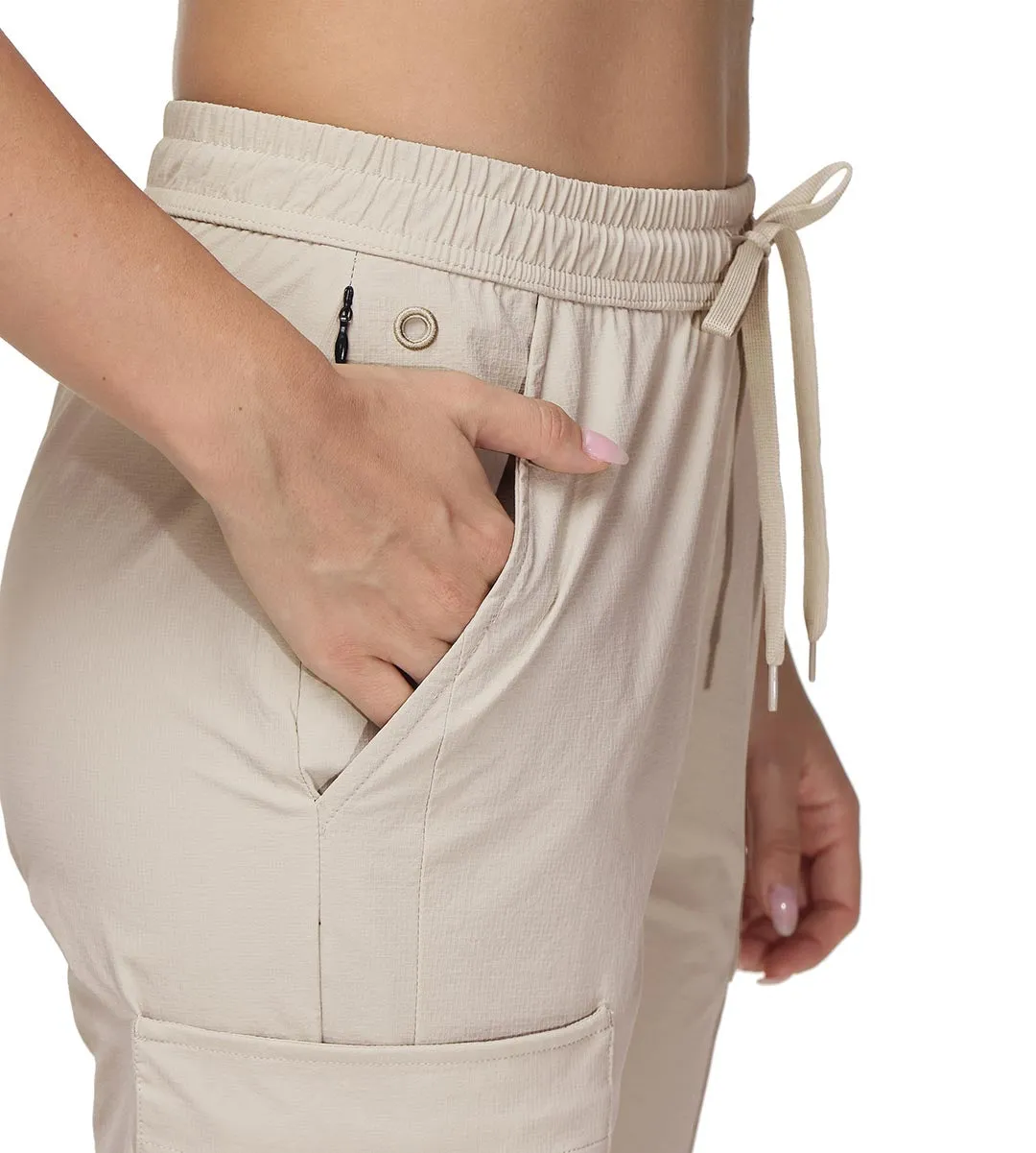 Women's quick-drying waterproof outdoor sports cargo pants