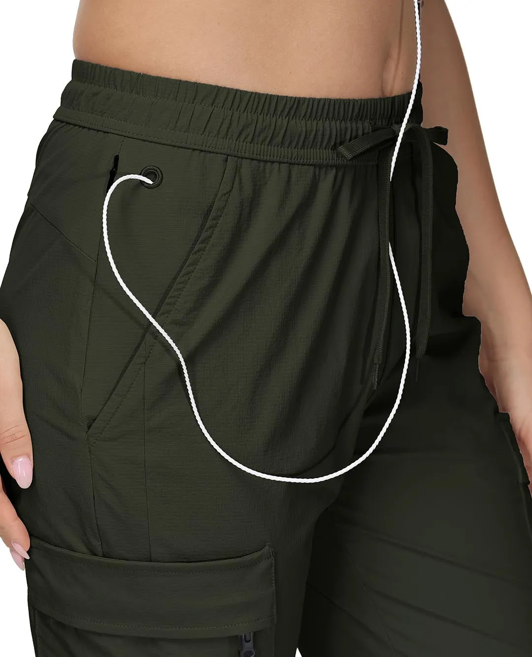 Women's quick-drying waterproof outdoor sports cargo pants