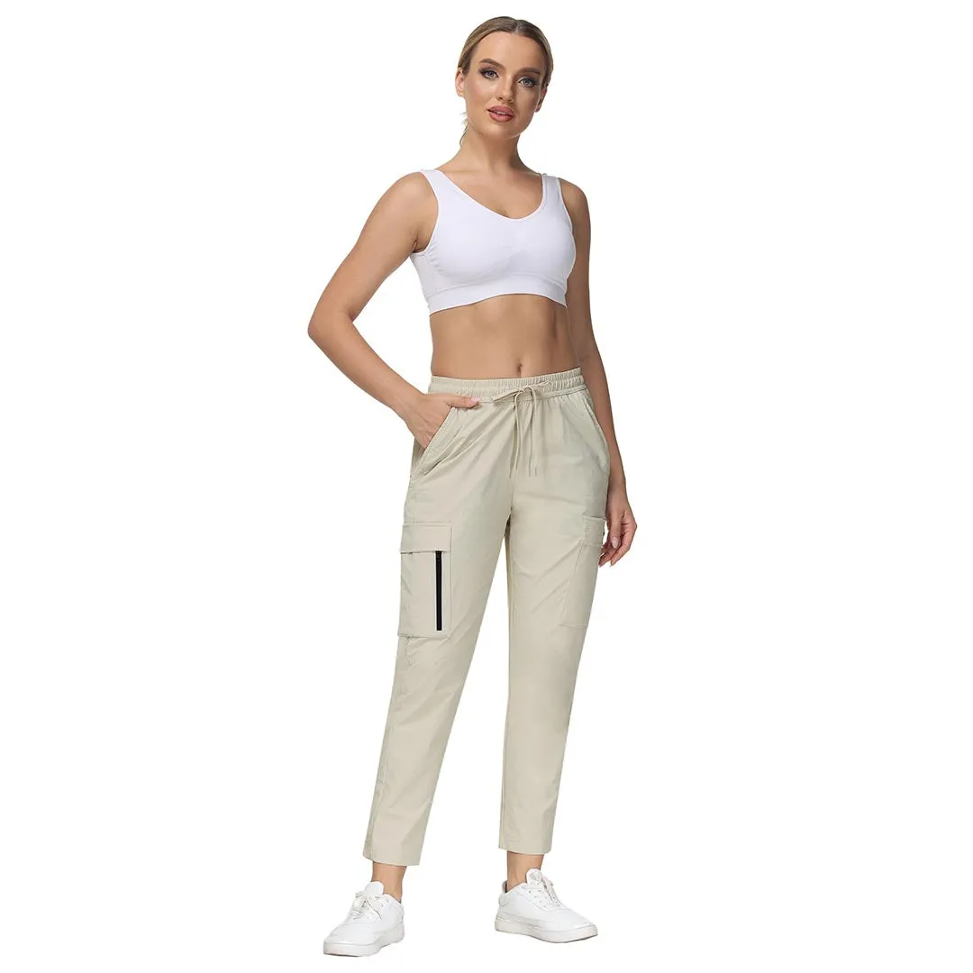 Women's quick-drying waterproof outdoor sports cargo pants