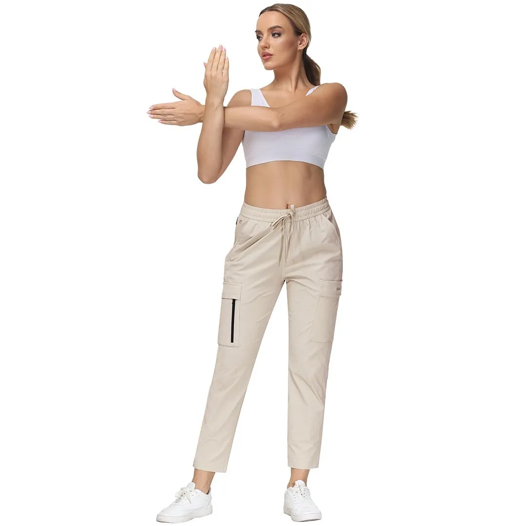 Women's quick-drying waterproof outdoor sports cargo pants