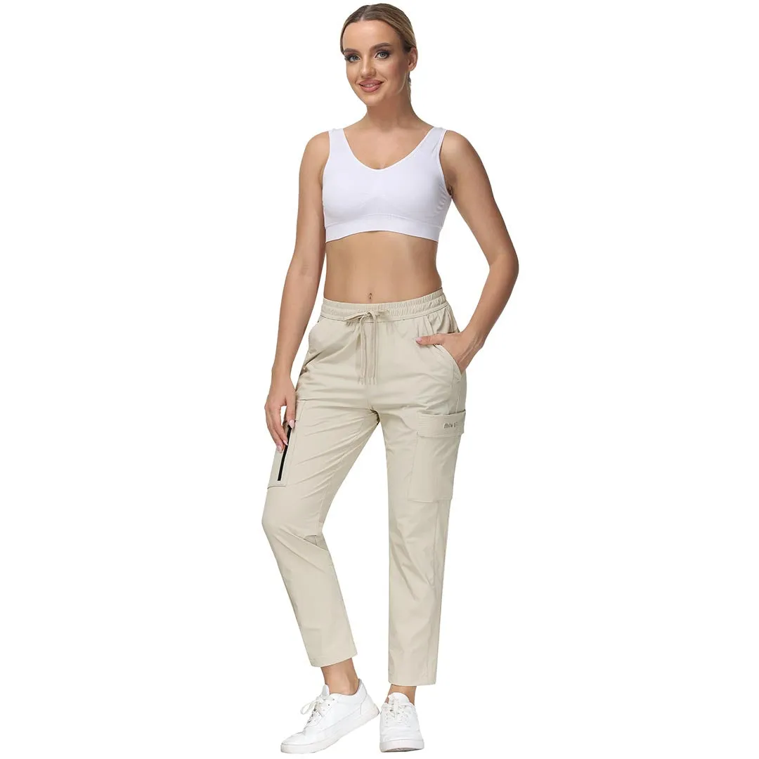 Women's quick-drying waterproof outdoor sports cargo pants