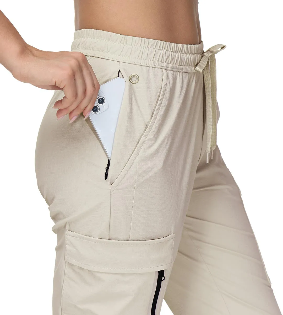 Women's quick-drying waterproof outdoor sports cargo pants