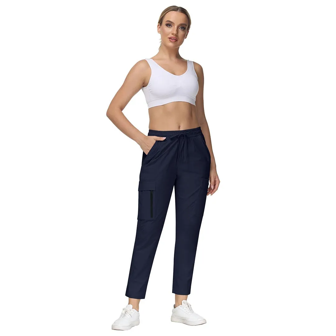 Women's quick-drying waterproof outdoor sports cargo pants