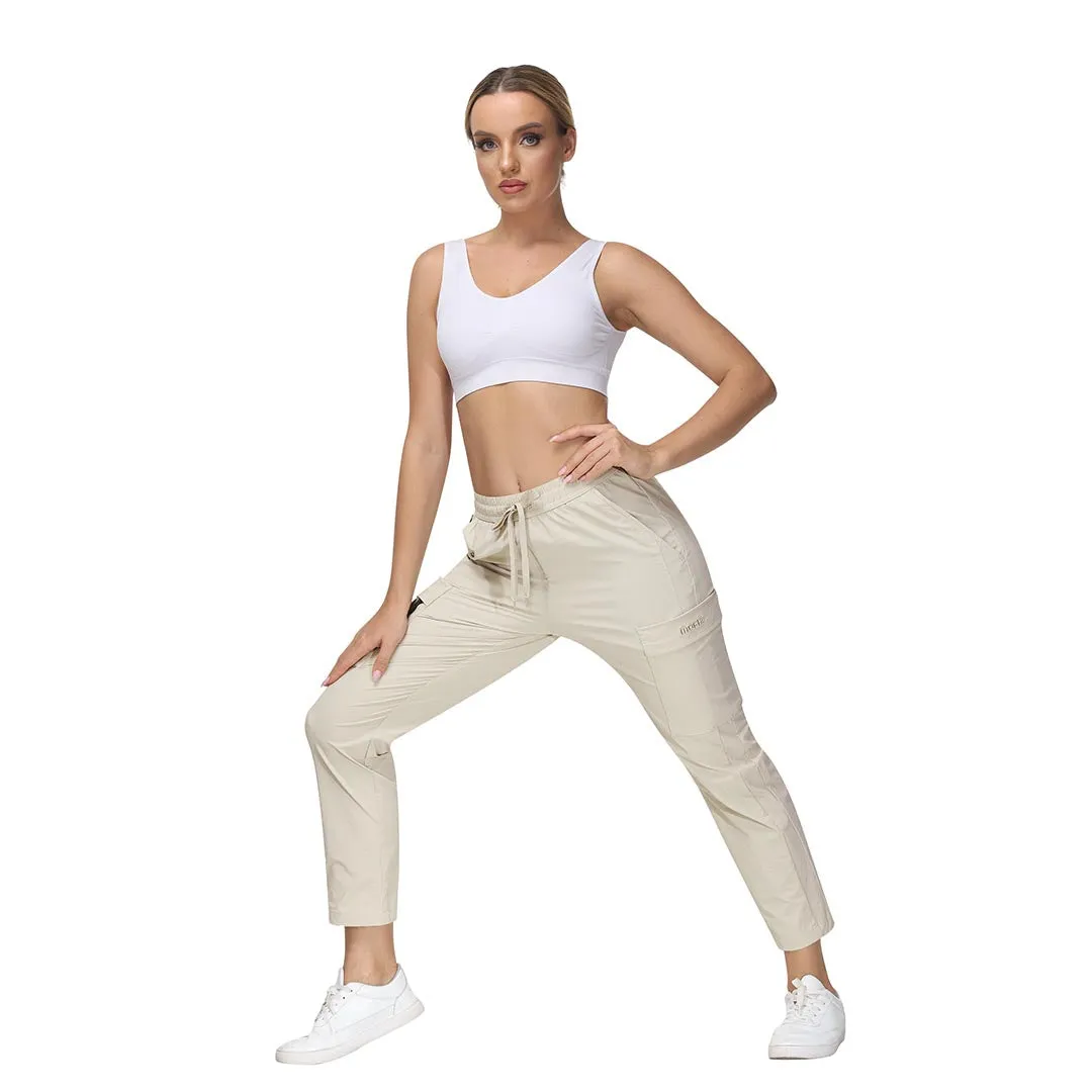 Women's quick-drying waterproof outdoor sports cargo pants
